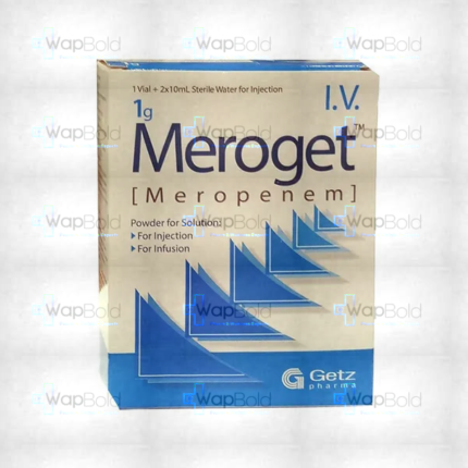 Meroget Iv Injection 1G (1 Box = 1 Injection)