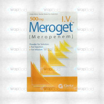 Meroget Iv Injection 500Mg (1 Box = 1 Injection)