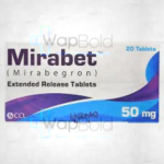 Mirabet Tablets 50Mg (1 Box = 2 Strips) (1 Strip = 10 Tablets)