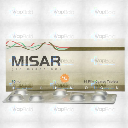 Misar Tablets 80Mg (1 Box = 2 Strips) (1 Strip = 7 Tablets)
