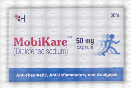 Mobikare Capsules 50Mg (1 Strip = 5 Capsules)