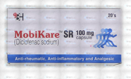 Mobikare Sr Capsules 100Mg (1 Box = 4 Strips) (1 Strip = 5 Capsules)