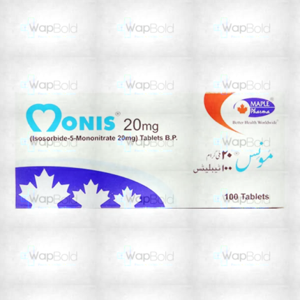 Monis Tablets 20Mg (1 Box = 10 Strips) (1 Strip = 10 Tablets)