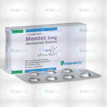 Montec 5 Mg 14 Tablets