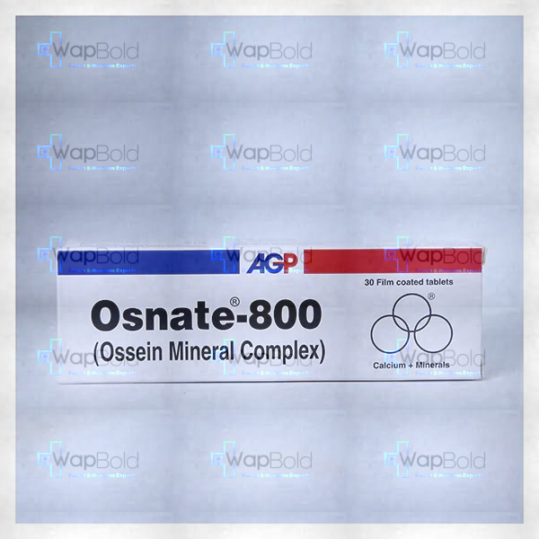osnate-800mg-tablets-30s.webp Osnate-800 Tablets 830Mg (1 Box = 5 Strips) (1 Strip = 6 Tablets)