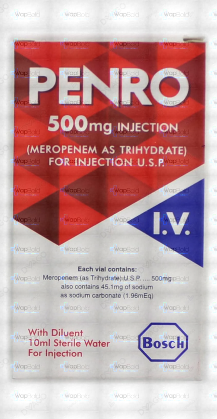 Penro Iv Injection 500Mg (1 Box = 1 Injection)