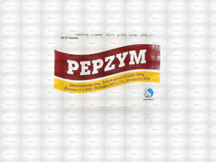 Pepzym Tablets (1 Strip = 10 Tablets)