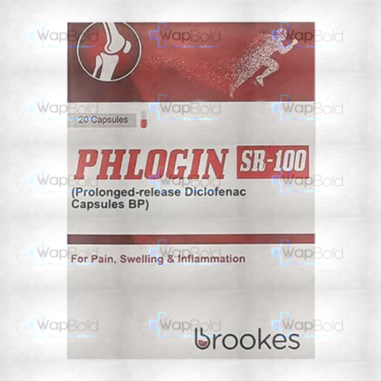 Phlogin Sr Capsules 100Mg (1 Strip = 10 Capsules)