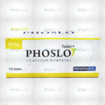 Phoslo Tablets (1 Box = 10 Strips) (1 Strip = 10 Tablets)