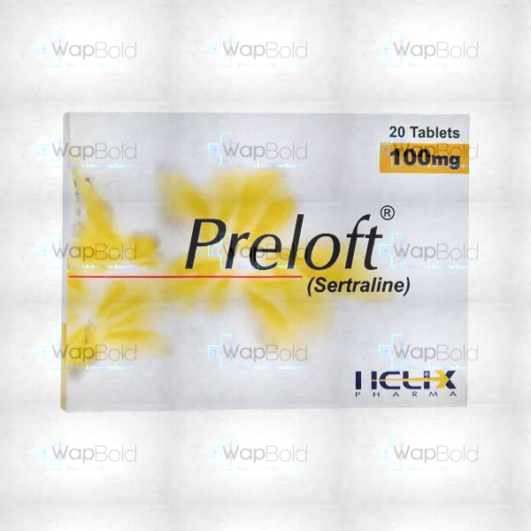 preloft-100-mg-2x10-tablets.webp Preloft Tablets 100Mg (1 Strip = 10 Tablets)
