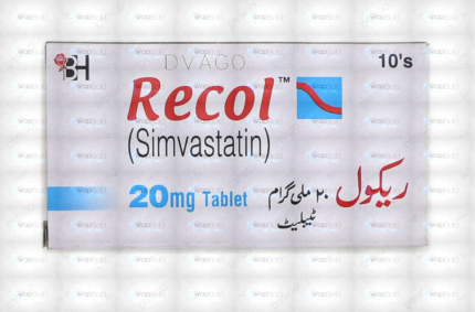 Recol Tablets 20Mg (1 Box = 1 Strip)(1 Strip = 10 Tablets)