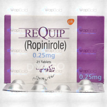Requip Tablets 0.25Mg (1 Strip = 7 Tablets)