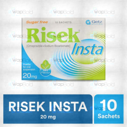 Risek Insta Sugar Free Sachets 20Mg (1 Box = 10 Sachets)