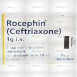 Rocephin Iv Injection 1G (1 Box = 1 Injection)