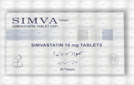 Simva Tablets 10Mg (1 Strip = 10 Tablets)