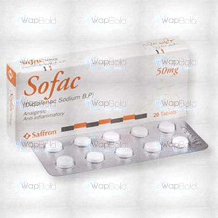 Sofac Tablets 50Mg (1 Strip = 10 Tablets)