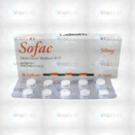 Sofac-P Tablets 50Mg (1 Strip = 10 Tablets)