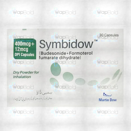 Symbidow Capsules 400Mcg/12Mcg (1 Box = 3 Strips) (1 Strip = 10 Capsules)