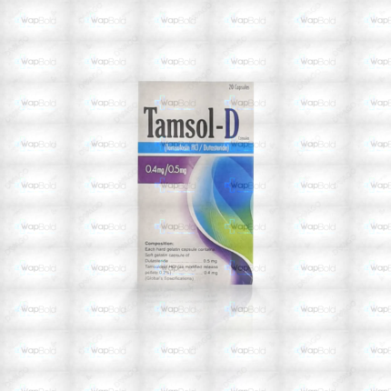 Tamsol-D Capsules 0.4Mg/0.5Mg (1 Bottle = 20 Capsules)