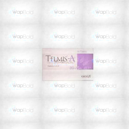 Telmis-A Tablets 80Mg/5Mg (1 Box = 14 Tablets)