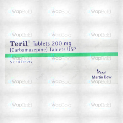 Teril Tablets 200Mg (1 Box = 5 Strips) (1 Strip = 10 Tablets)