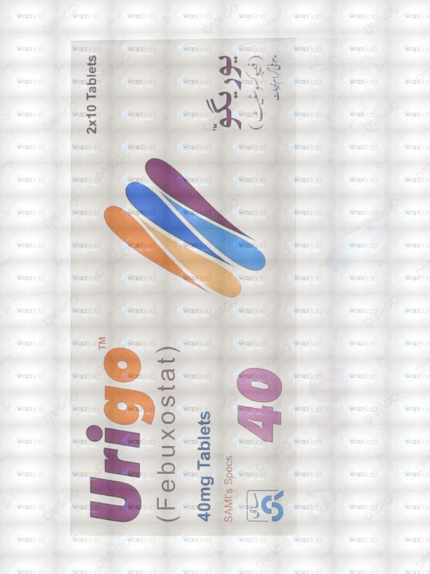Urigo Tablets 40Mg (1 Strip = 10 Tablets)