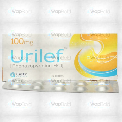 Urilef Tablets 100Mg (1 Box = 3 Strips) (1 Strip = 10 Tablets)