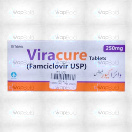 Viracure Tablets 250Mg (1 Box = 1 Strip)(1 Strip = 10 Tablets)