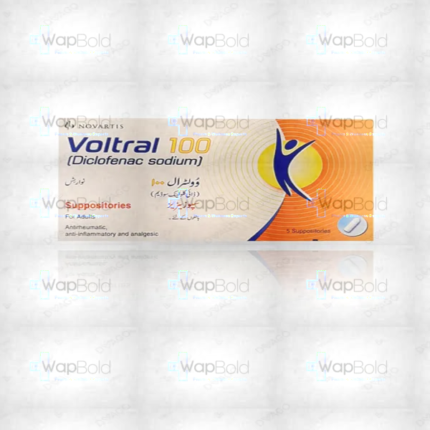 Voltral Suppositories 100Mg (1 Box = 5 Suppositories)