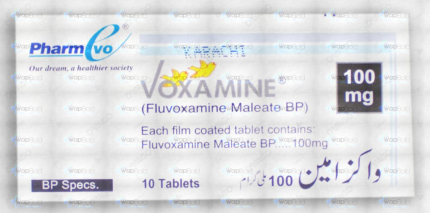 Voxamine Tablets 100Mg (1 Box = 1 Strip)(1 Strip = 10 Tablets)