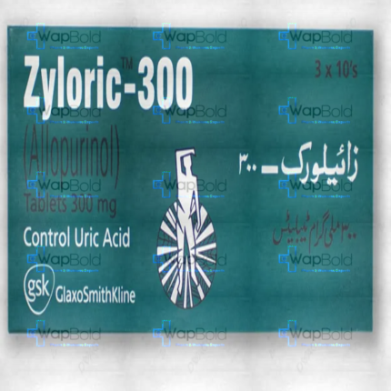Zyloric Tablets 300Mg (1 Box = 3 Strips) (1 Strip = 10 Tablets)